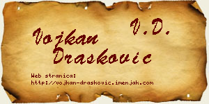 Vojkan Drašković vizit kartica
